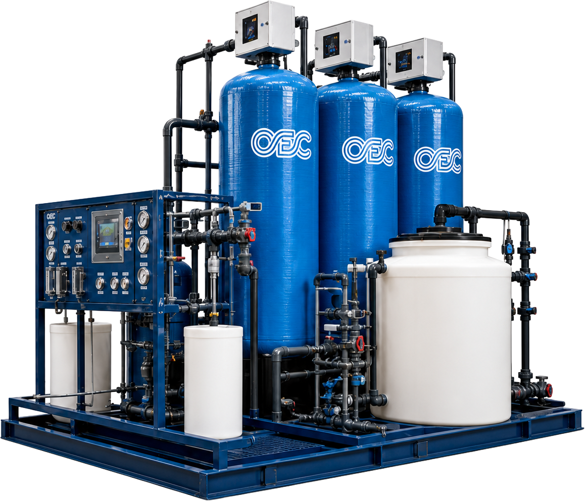 Skid-mounted OEC treatment system
